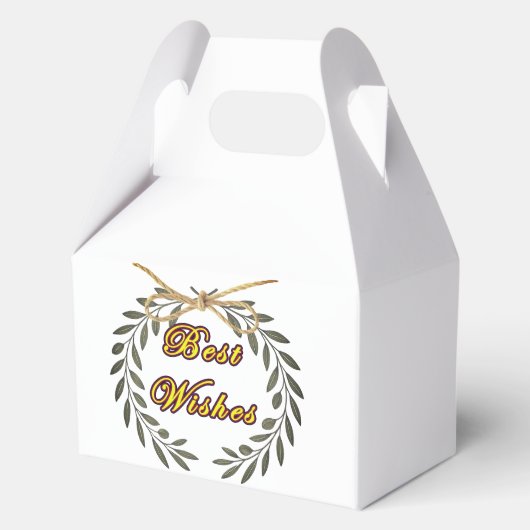 Beste Wünsche Geschenkschachtel (Rückseite)