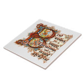 Beste Wünsche (in beleuchteten Buchstaben) für Wei Fliese (Seite)