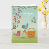 Beste Wünsche Karte (Gelbe Blume)