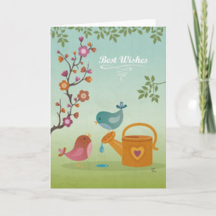 Beste Wünsche Karte