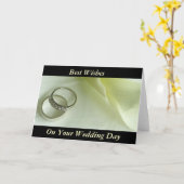 Beste Wünsche Karte (Gelbe Blume)