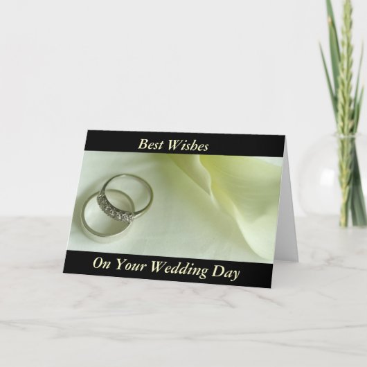 Beste Wünsche Karte (Vorderseite)