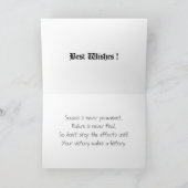 Beste Wünsche Karte (Innenseite)