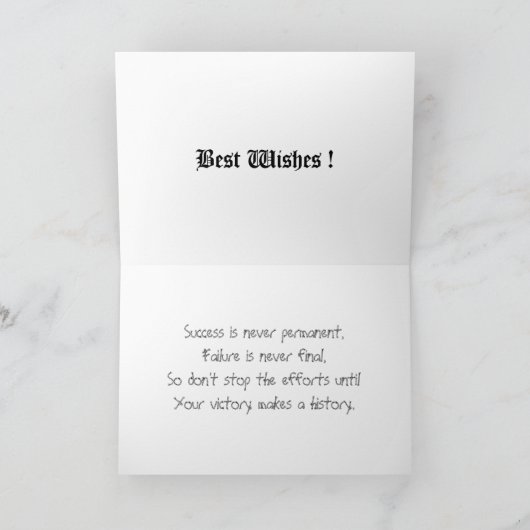 Beste Wünsche Karte (Innenseite)