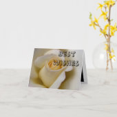 Beste Wünsche Karte (Gelbe Blume)