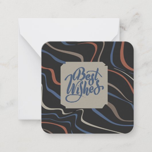 Beste Wünsche: Karte (Vorderseite)