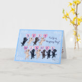 Beste Wünsche Labradors Hochzeit Karte (Gelbe Blume)