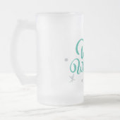 Beste Wünsche Mattierte Tasse (Links)