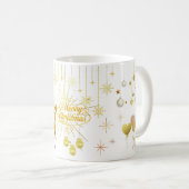 Beste Wünsche Neujahrs-Pokal Kaffeetasse (VorderseiteRechts)