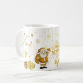 Beste Wünsche Neujahrs-Pokal Kaffeetasse (Vorderseite Links)