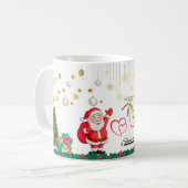 Beste Wünsche Neujahrs-Pokal Kaffeetasse (Vorderseite Links)