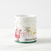 Beste Wünsche Neujahrs-Pokal Kaffeetasse (Mittel)
