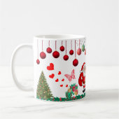 Beste Wünsche Neujahrs-Pokal Kaffeetasse (Links)