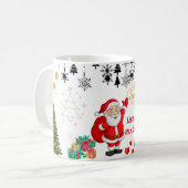Beste Wünsche Neujahrs-Pokal Kaffeetasse (Vorderseite Links)