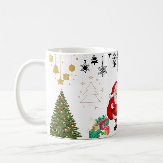 Beste Wünsche Neujahrs-Pokal Kaffeetasse (Links)