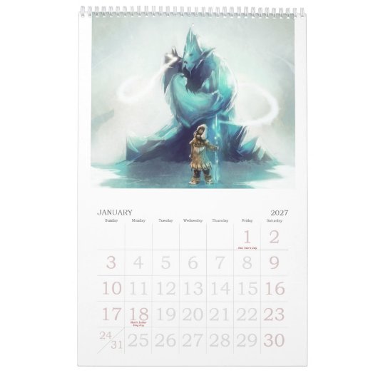 Beste Wünsche tragen 2012 ein Kalender (Jan 2027)