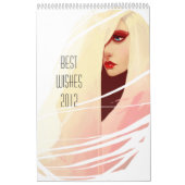 Beste Wünsche tragen 2012 ein Kalender (Titelbild)