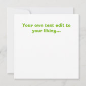 Beste Wünsche - zurück zu Fuß - bald gute Worte Dankeskarte (Rückseite)