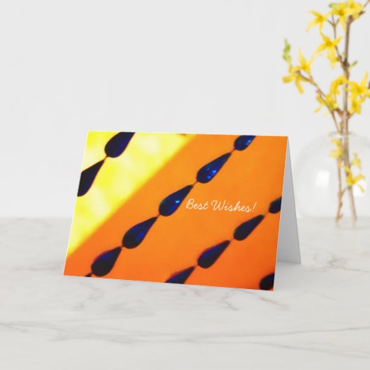 Beste Wunschkarte Karte (Gelbe Blume)