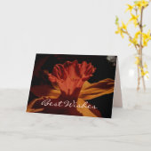 Beste Wunschkarte Karte (Gelbe Blume)