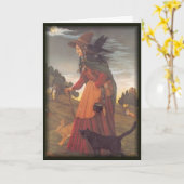 Beste Wytches Halloween-Karte Karte (Gelbe Blume)