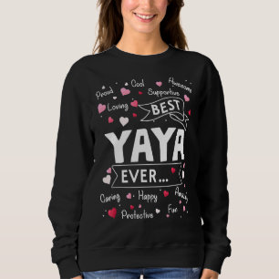 Beste Yaya zum ersten Mal Tag der Großmütter Sweatshirt