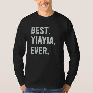 Beste Yiayia Aller Zeiten Familien-Oma T-Shirt