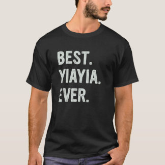 Beste Yiayia Aller Zeiten Familien-Oma T-Shirt