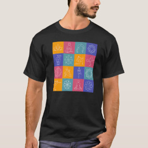 Beste Yoga-Rückseite drucken 1 T-Shirt