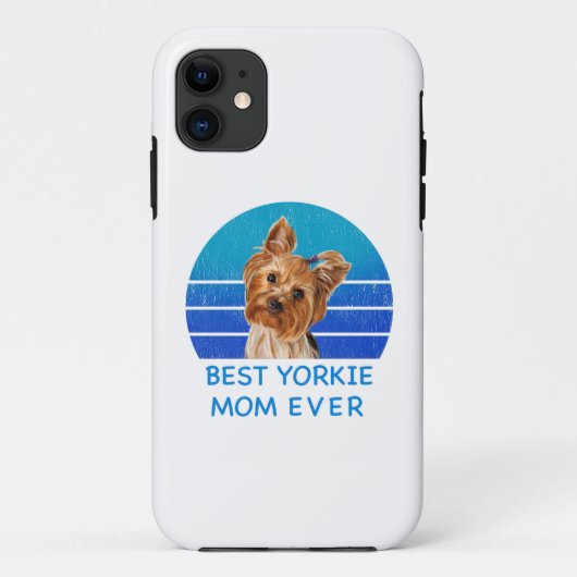 Beste Yorkshire Terrier Mom Case-Mate iPhone Hülle (Rückseite)