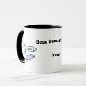 Beste Zahnärztin je Tasse (Vorderseite Links)