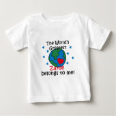 Beste Zayde gehört mir Baby T-shirt (Vorderseite)