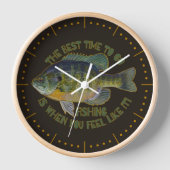 Beste Zeit für Blue Gill Fischen Uhr (Vorderseite)