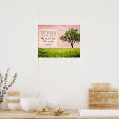 Beste Zeit zur Pflanze eines Baumes Poster (Küche)