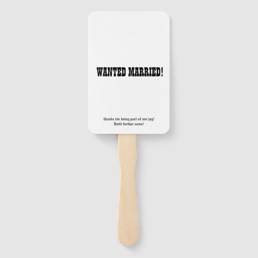 Beste Zeitschriften- und Hochzeitsprogramme Fächer (Rückseite)