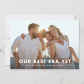 Beste Zeitspanne und dennoch minimalistisch Drei F Feiertagskarte (Vorderseite)