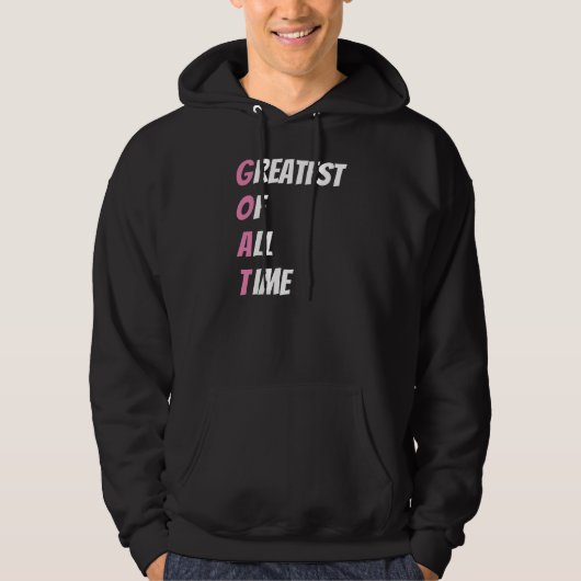Beste Ziege aller Zeiten Hoodie (Vorderseite)