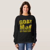Beste Ziege-Mama je Ziegen Mutter Bauer Sweatshirt (Vorne ganz)