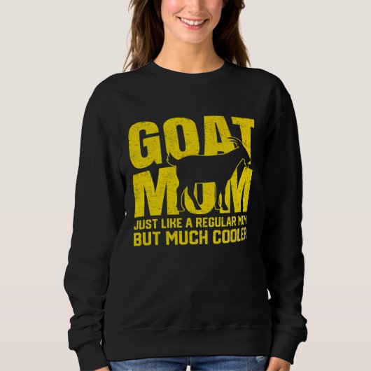 Beste Ziege-Mama je Ziegen Mutter Bauer Sweatshirt (Vorderseite)