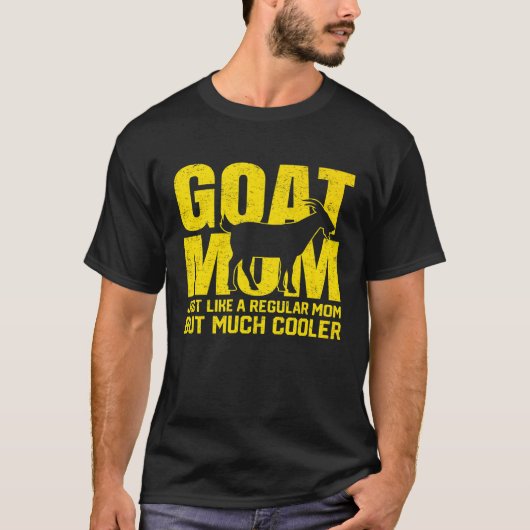 Beste Ziege-Mama je Ziegen Mutter Bauer T-Shirt (Vorderseite)