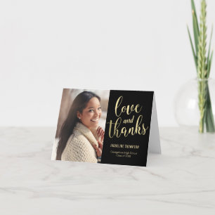 Beste Zukunft EDITIERBARE FARBE Dankeskarte