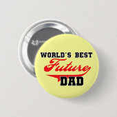 Beste zukünftige der Vater-T-Shirts und Geschenke Button (Vorne & Hinten)