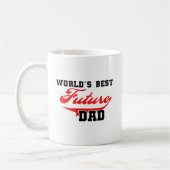 Beste zukünftige der Vater-T-Shirts und Geschenke Kaffeetasse (Links)