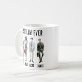 Beste Zusammenarbeit je - Das beste Team bejubeln Kaffeetasse (Vorderseite Links)