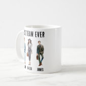 Beste Zusammenarbeit je - Das beste Team bejubeln Kaffeetasse (Vorderseite Links)