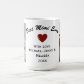Beste Zwei-Foto-Grandelternkaffee-Tasse Kaffeetasse (Mittel)