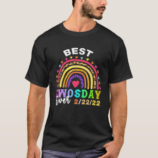 Beste Zwei Tage je 2-22-22 Zweitwos Tag 2022 Lehre T-Shirt
