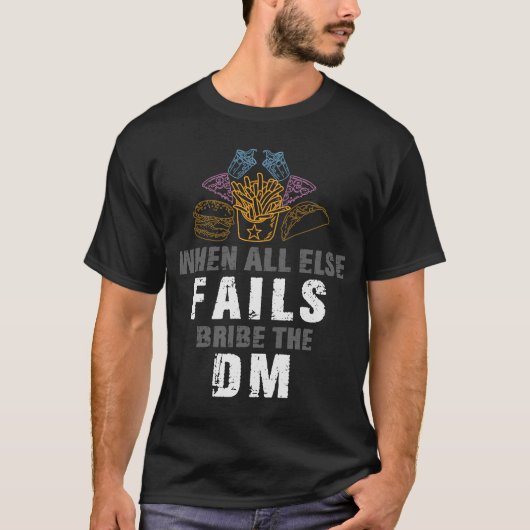 bestechen den Dm für Drachen, die Monster Dungeon T-Shirt (Vorderseite)