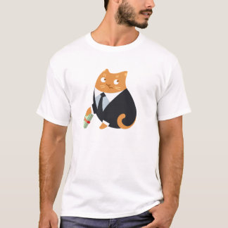 Bestechungsgeld-Katzen-T - Shirt