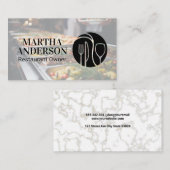 Besteck-Logo | Catering  Visitenkarte (Vorne/Hinten)